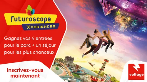 Futuroscope : gagnez vos 4 entrées pour le Parc + un séjour pour...