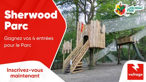 Sherwood Parc : gagnez vos 4 entrées pour le Parc