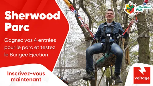 Sherwood Parc : gagnez vos 4 entrées pour le parc et testez le...