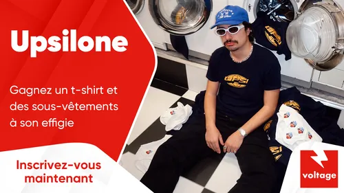Upsilone : gagnez un t-shirt et des sous-vêtements à son effigie
