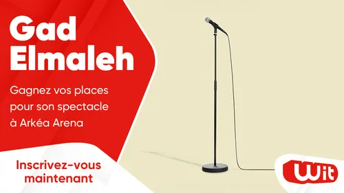 Gad Elmaleh : gagnez vos places pour son spectacle à Arkéa Arena