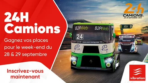 24H Camions : gagnez vos places pour le week-end du 28 & 29 septembre