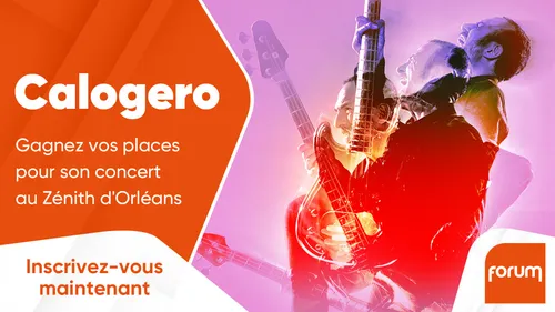 Calogero : gagnez vos places pour son concert au Zénith d'Orléans