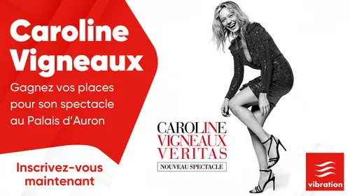 Caroline Vigneaux : gagnez vos places pour son spectacle au Palais...
