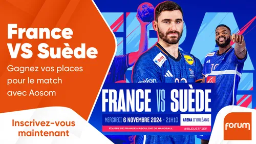 France VS Suède : gagnez vos places pour le match de Handball avec...