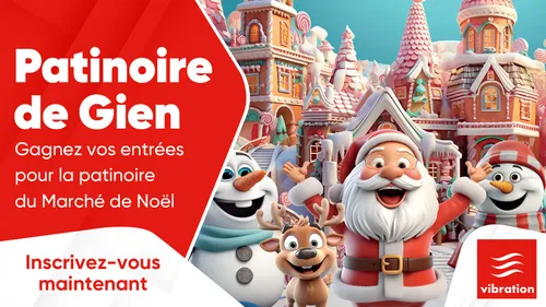 Patinoire de Gien : gagnez vos entrées pour la patinoire du Marché...