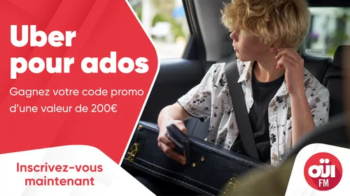 Uber pour ados : gagnez votre code promo d'une valeur de 200€