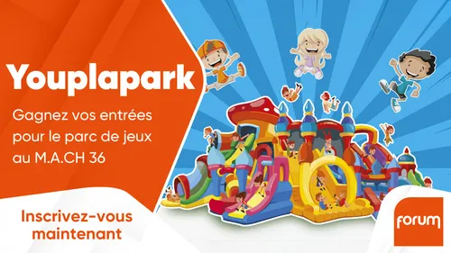 Youplapark : gagnez vos entrées pour le parc de jeux au M.A.CH 36