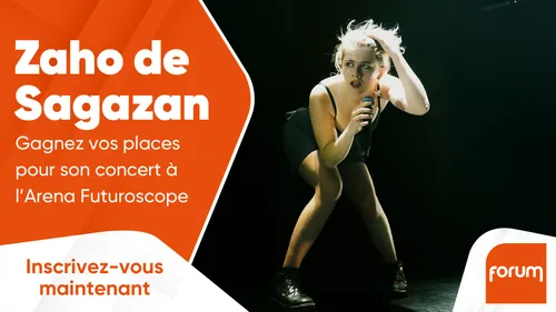 Zaho de Sagazan : gagnez vos places pour son concert à l'Arena...