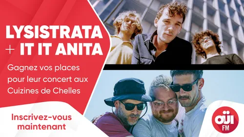 Lysistrata + It It Anita : gagnez vos places pour leur concert aux...