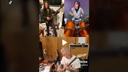 Metallica vous invite à jouer leur nouveau single avec eux sur TikTok