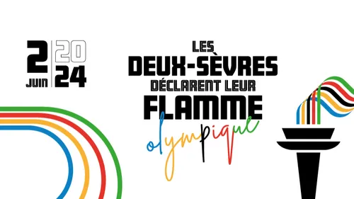 La flamme olympique en Deux-Sèvres le 2 juin 2024, le parcours...