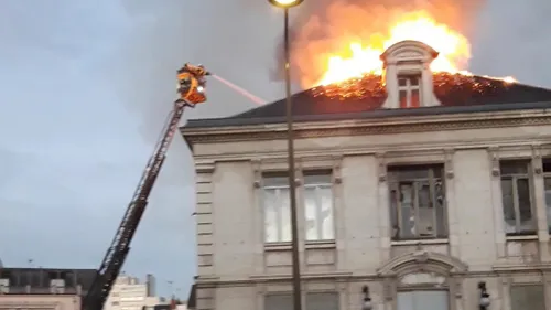 Tours : incendie ce lundi matin près de la gare