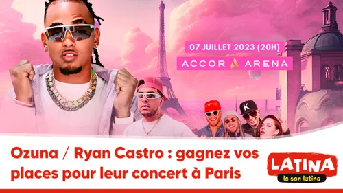 Ozuna / Ryan Castro : gagnez vos places pour leur concert à Paris