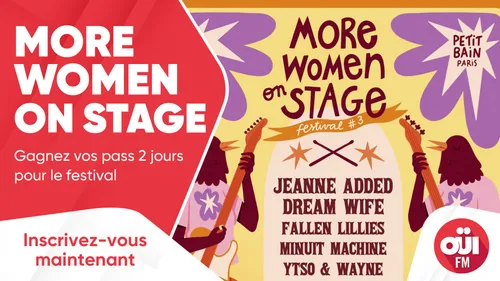More Women on Stage : gagnez vos pass 2 jours pour le festival