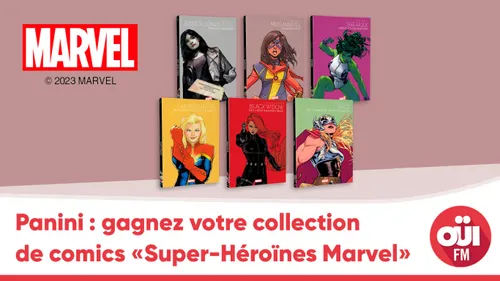 Panini : gagnez votre collection de comics "Super-Héroïnes Marvel"
