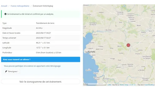 Séisme en Deux-Sèvres : plusieurs répliques ce samedi matin