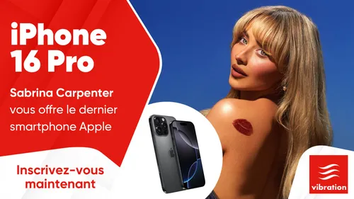 iPhone 16 Pro : Sabrina Carpenter vous offre le dernier smartphone...