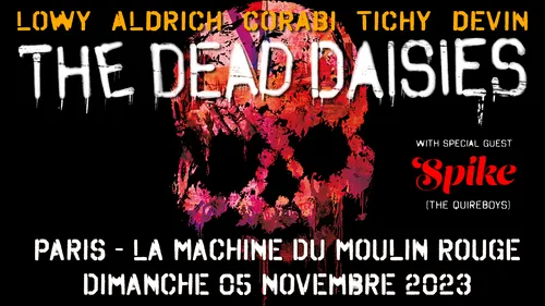 Concert : The Dead Daisies à Paris le 5 novembre 2023