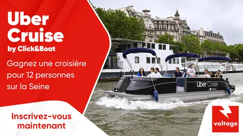 Uber Cruise by Click&Boat : gagnez une croisière pour 12 personnes...