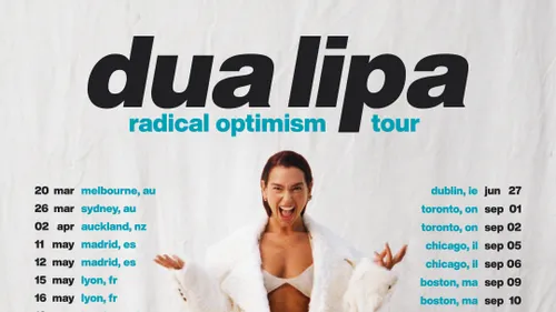 Dua Lipa en France : 3 dates annoncées ! 