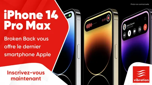 iPhone 14 Pro Max : Broken Back vous offre le dernier smartphone Apple