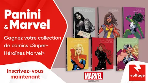 Panini : gagnez votre collection de comics "Super-Héroïnes Marvel"