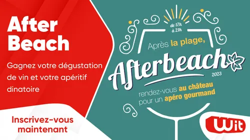 Afterbeach : gagnez votre dégustation de vin et votre apéritif...