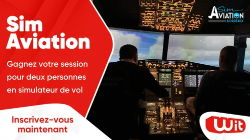 Sim Aviation Bordeaux : gagnez votre session en simulateur de vol