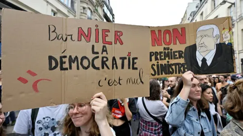 France : une nouvelle manifestation contre le président Emmanuel...