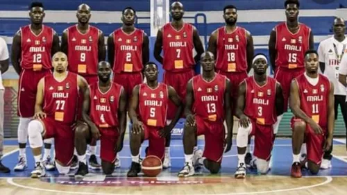 Mali/Basketball : Sept joueurs de l’Equipe Nationale de Basketball...