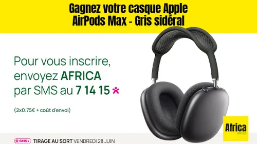 Jeu Africa Radio : gagnez votre casque Apple AirPods Max