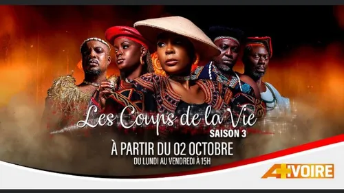 Cinéma : La saison3 de la série ivoirienne ‘Les Coups de la Vie’,...