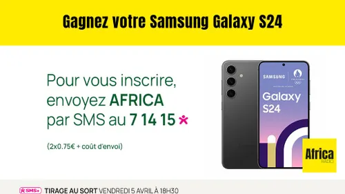 Jeu Africa Radio : Gagnez votre Samsung Galaxy S24