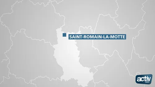 Accident à Saint-Romain-la-Motte : le jeune homme n'a pas survécu