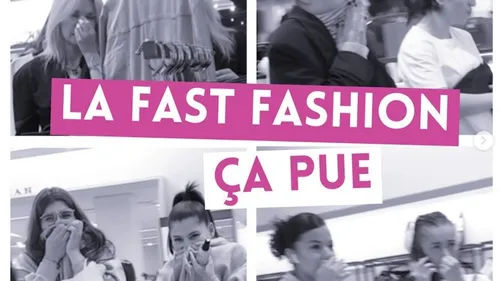 "La fast fashion, ça pue" : des militants perturbent le "black...