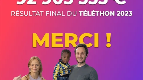 Téléthon : La Loire, 3e département le plus généreux de la région