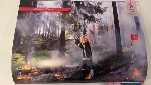 Les pompiers de Saint-Etienne s'inspirent des JO pour leur calendrier