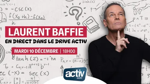 Laurent Baffie en direct dans le DRIVE ACTIV avant son spectacle !