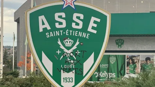 ASSE : la boutique des Verts tagguée 