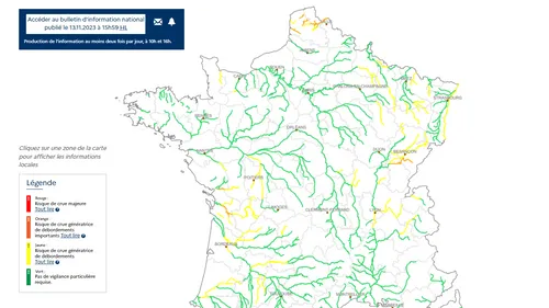 La Loire est en vigilance jaune aux crues