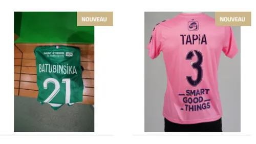 Des maillots des Verts mis aux enchères pour Octobre rose