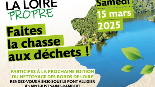 Des opérations "j'aime la Loire propre" ce samedi 