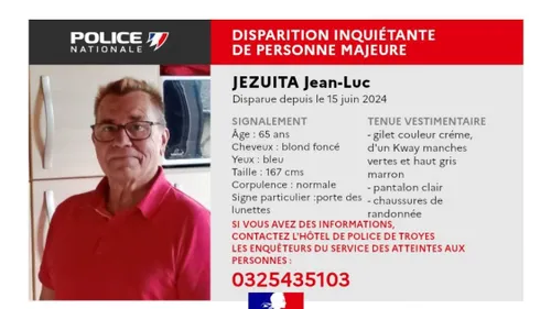 Un homme porté disparu 