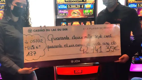 Les jackpots s'enchainent au casino du lac du Der