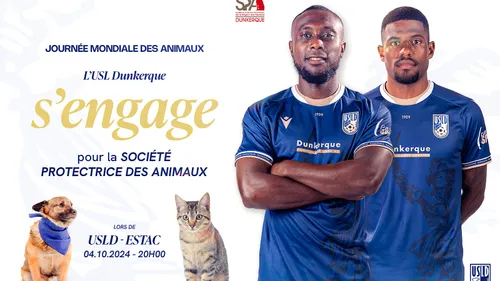 Une collecte pour les animaux avant le match Dunkerque - Troyes ce...