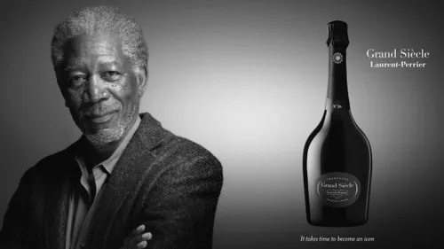 Morgan Freeman, le nouvel ambassadeur du Champagne Laurent-Perrier.