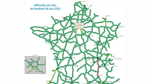 Bordeaux : Bison Futé voit orange sur la route aujourd’hui