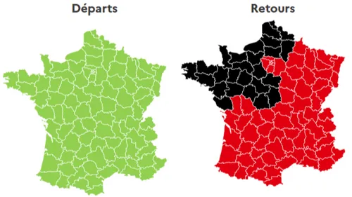 Routes : ça va bouchonner ce week-end...