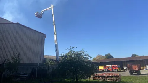 45 pompiers mobilisés sur un incendie